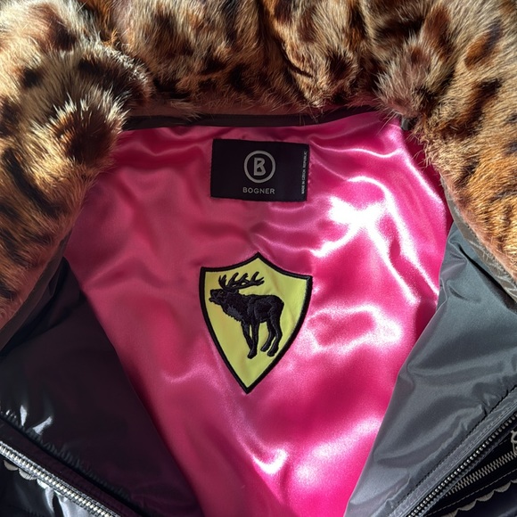 NWOT Bogner Snow Jacket w/ rabbit fur collar - Picture 4 of 11